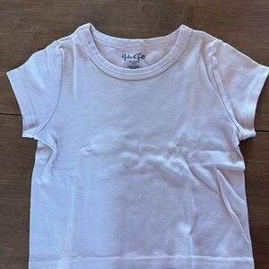 Brandy Melville Pink Baby Tee